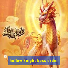 hollow knight boss order